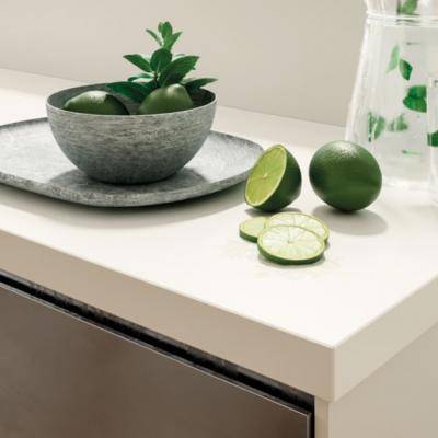 PLAN DE TRAVAIL CUISINE BLANC PURE